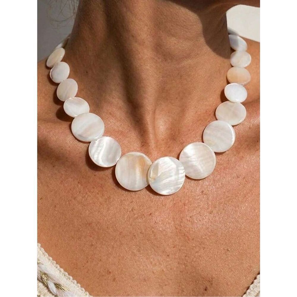 Pearl shell necklace N2101